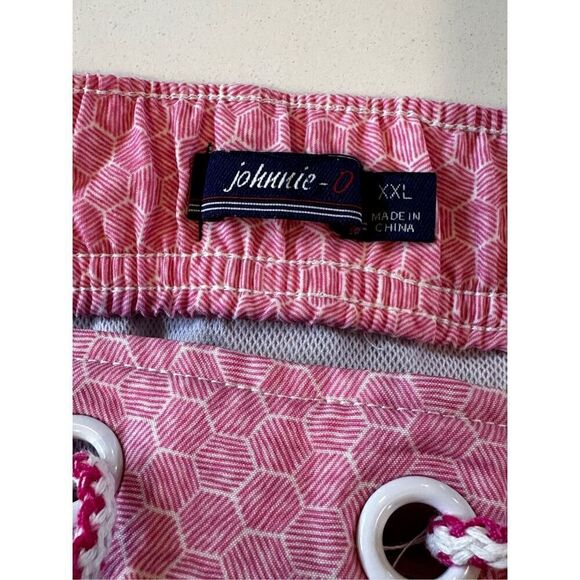 Johnnie-O Half Elastic Surf Short Swim Trunks Primrose Men’s Sz XXL - Picture 5 of 7